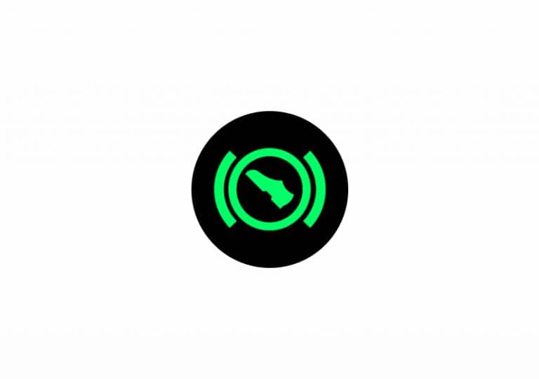 Voyant Appuyez sur la pedale de frein