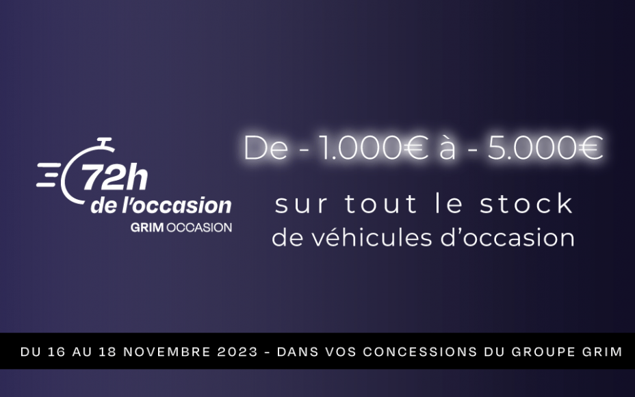 72h de l'occasion