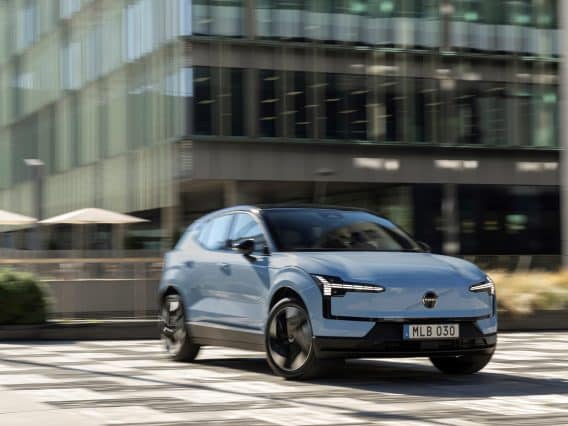 Volvo EX Cloud Blue Exterior