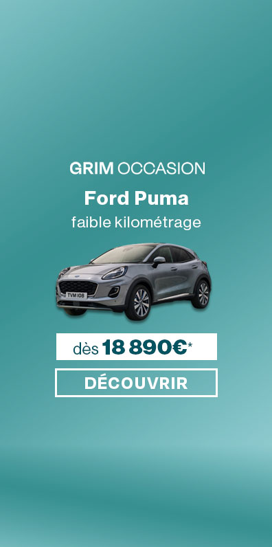 encart offre ford puma faible km