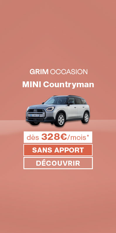 encart offre mini countryman occasion