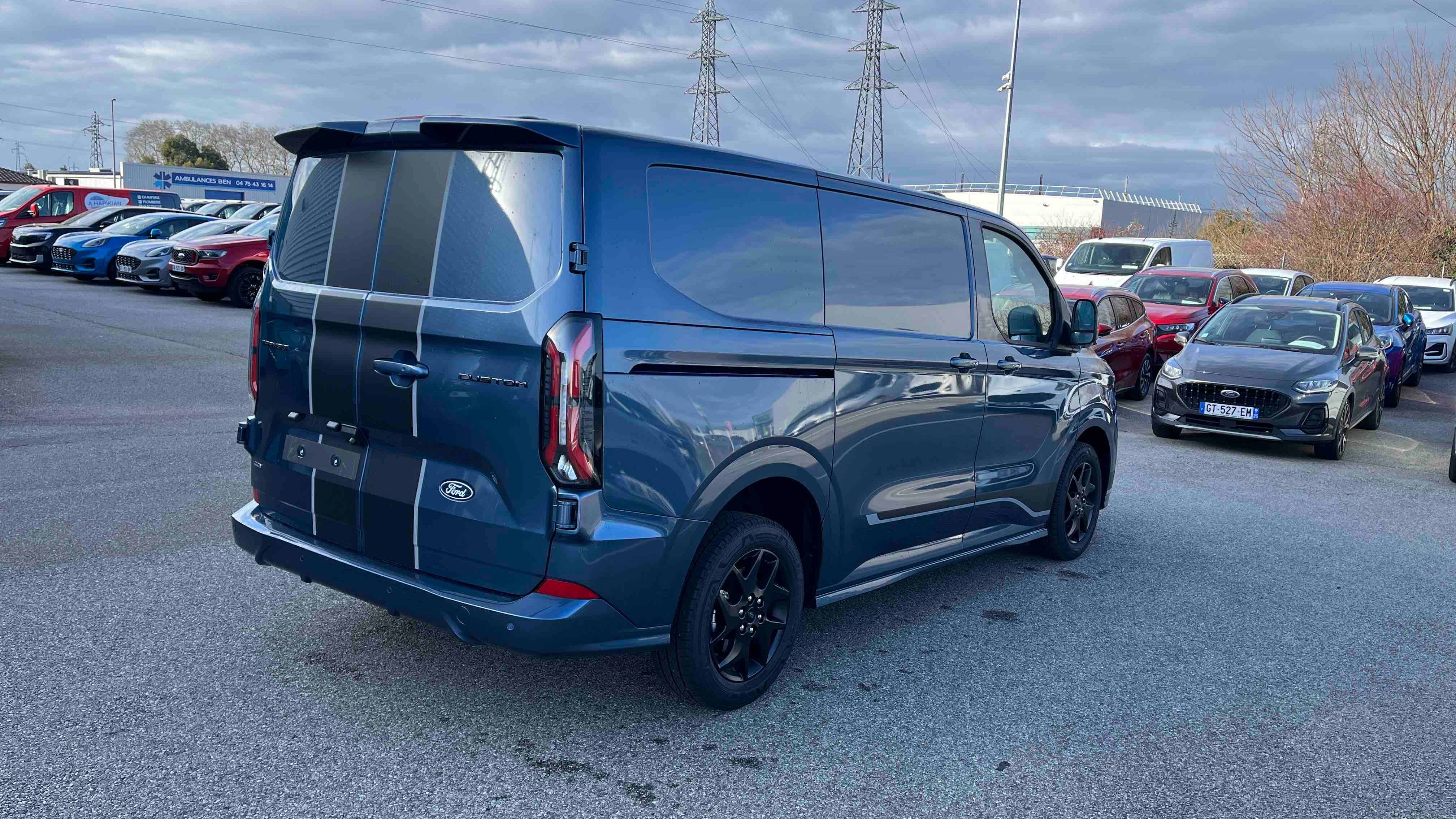 ford transit custom fourgon lh duratec ch phev cvt sport
