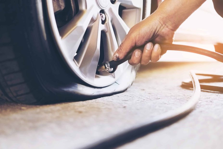 pneu de voiture et chaleur