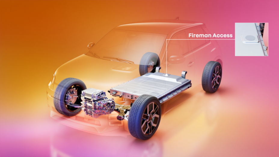 Fireman Access Renault sécurité des voitures électriques